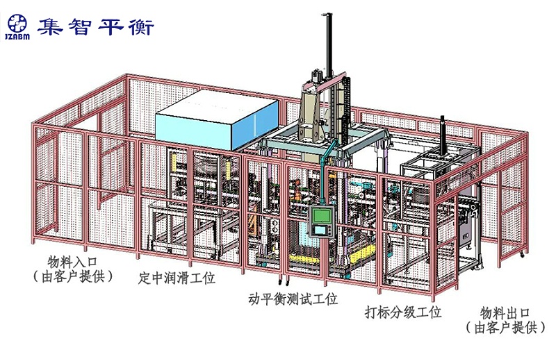 全自动轮胎动平衡测试机